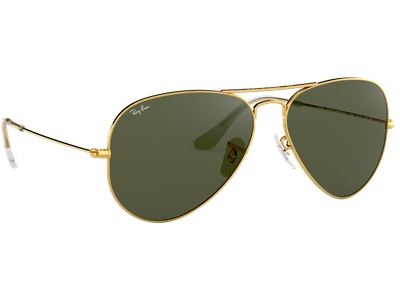 Ray-Ban Aviator Classic RB3025 L0205 Glänzend Gold / Grün 58 - MEDIUM - Ansicht 5