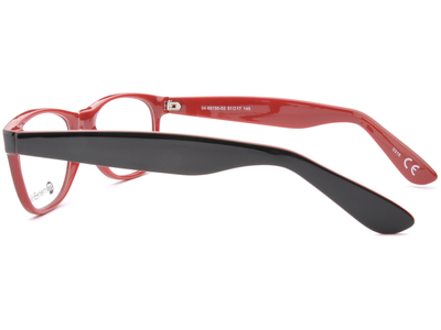 meineBrille 04-69150-02, Schwarz/Rot seite - Ansicht 4