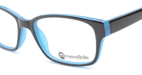 meineBrille 04-69170-02, Schwarz/Blau nah - Ansicht 3