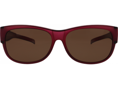 SunRay Sonnenbrille Damen SunRay 06-00320-01 Überbrille, Aubergine matt Ansicht 3