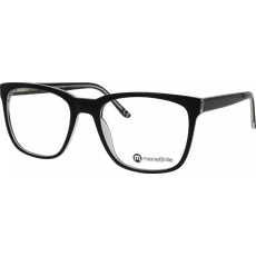 meineBrille Brille Herren meineBrille 04-40180-01, Schwarz Transparent glänzend