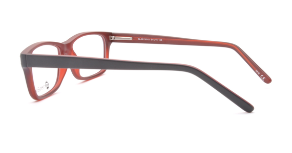 meineBrille 04-69130-01, Marine Blau/Rot Matt seite - Ansicht 4