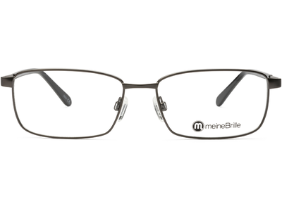 meineBrille 04-12090-01, Dunkel Gun matt / Schwarz glänzend - Ansicht 2