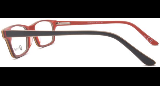 meineBrille 04-69240-01, Dunkel Blau/Orange/Rot seite - Ansicht 4