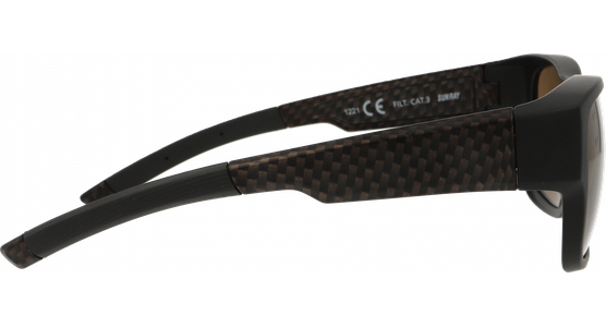 SunRay 06-00310-01 Überbrille, Schwarz/Carbon, Braun matt - Ansicht 3