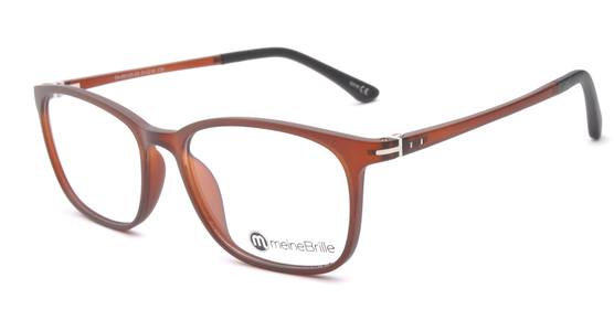 meineBrille 04-69120-02, Dunkel Braun Matt links - Ansicht 2