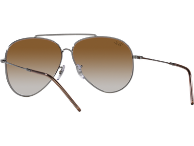 Ray-Ban Aviator Reverse RBR0101S 004/CB Silber/Braun - MEDIUM - Ansicht 5