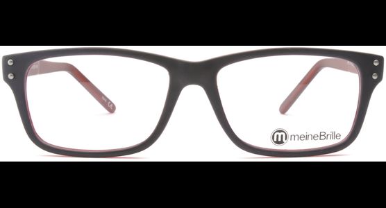 meineBrille 04-69130-01, Marine Blau/Rot Matt front - Ansicht 3