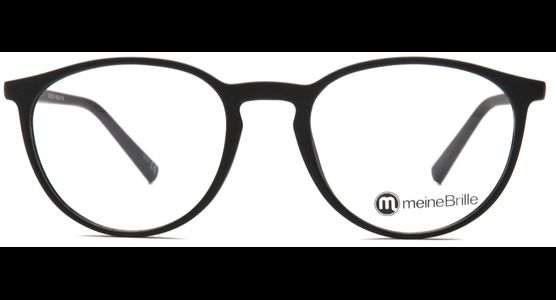 meineBrille 04-79010-01, Schwarz Matt front - Ansicht 3