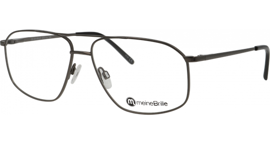meineBrille 04-20190-01 dunkelgun glänzend Schrägansicht links - Ansicht 2