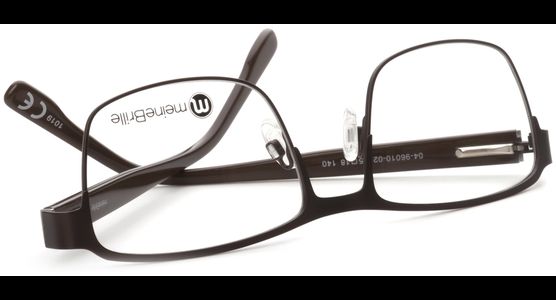 meineBrille 04-96010-02, Dunkel Braun Matt umgedreht - Ansicht 7