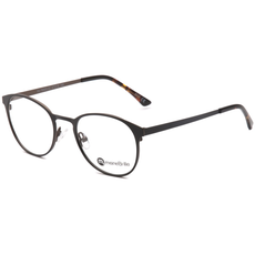 meineBrille 04-79000-02, Schwarz/Nougat Matt front