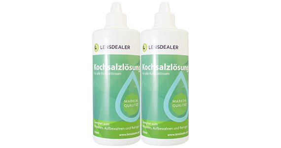  Lensdealer Kochsalzlösung 2x360ml Ansicht 1