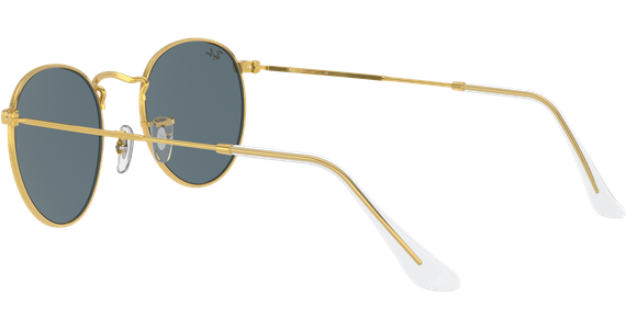 Ray-Ban Round Metal RB3447 9196R5 Gold/Blau - Ansicht 5