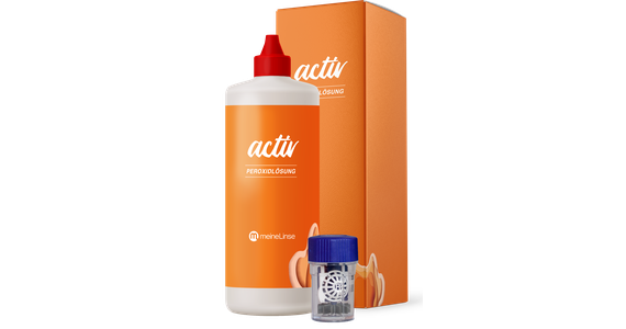  meineLinse activ Peroxidlösung Einzelflasche Ansicht 1