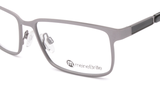 meineBrille 04-69080-02, Dunkel Gun/Schwarz nah - Ansicht 4