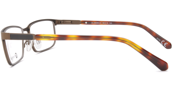 meineBrille 04-69080-01, Bronce/Braun seite - Ansicht 4