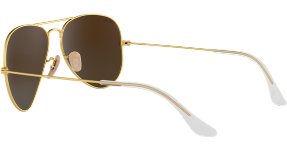 Ray-Ban Aviator Flash Lenses RB3025 112/19 Gold/grün Verspiegelt 58 - MEDIUM - Ansicht 5