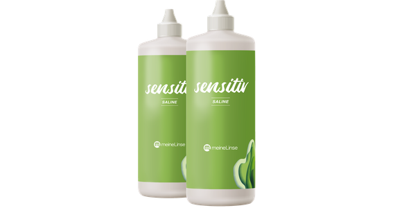 meineLinse sensitiv Saline Doppelpack