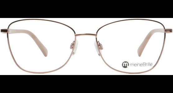meineBrille 04-06030-03, Kupfergold/Perlgrau Front - Ansicht 3