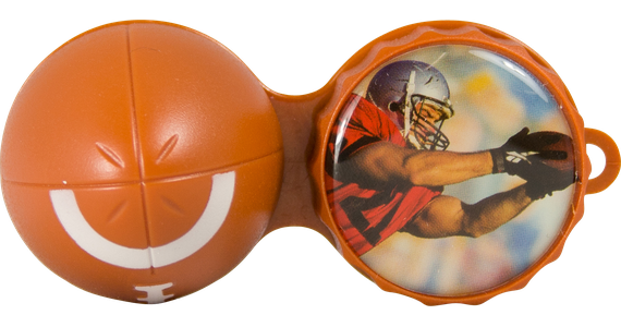 3d-Linsenbehaelter Football - Ansicht 2