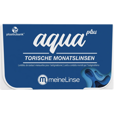  meineLinse aqua plus torische Monatslinsen 3er