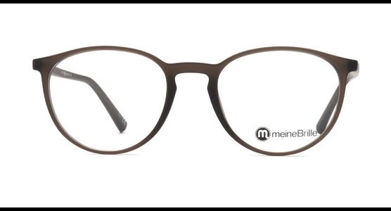 meineBrille 04-79010-02, Erdbraun Matt front - Ansicht 3