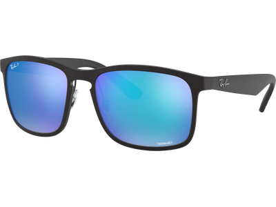 Ray-Ban RB4264 Matt Schwarz / Blau Chromance Polarisiert 601SA1 54 - Ansicht 3