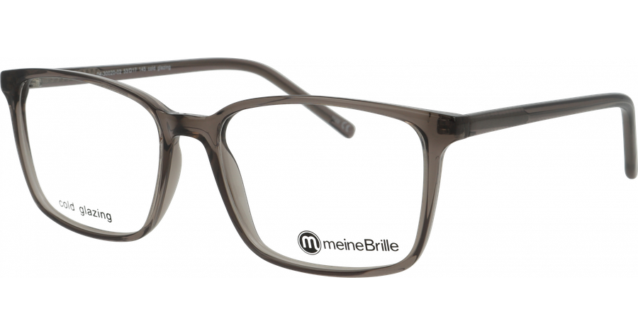 meineBrille Brille Unisex meineBrille 04-30020-02 Graubraun glänzend Ansicht 1
