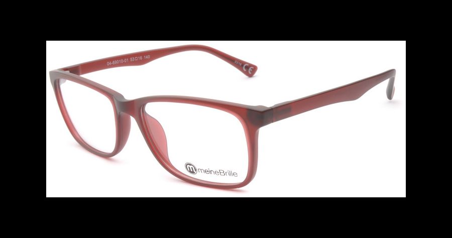 meineBrille Brille Unisex meineBrille 04-69010-01 , Rot matt Ansicht 1