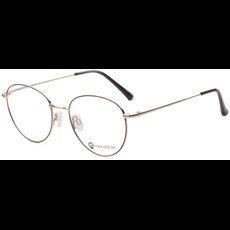 meineBrille 04-96090-02, Braun Matt/Gold Glänzend links