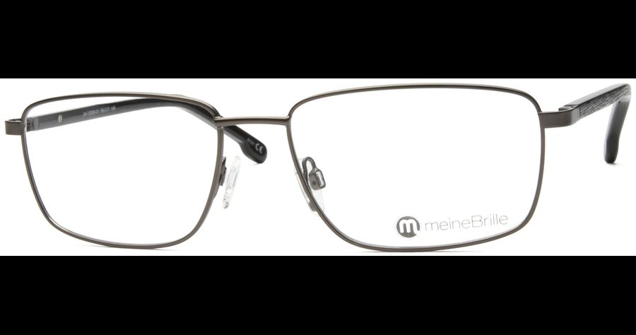 meineBrille 04-12050-01, Gun/Schwarz Front