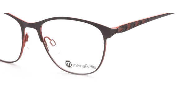 meineBrille 04-96020-01, Brombeere/Orange Matt nah - Ansicht 4