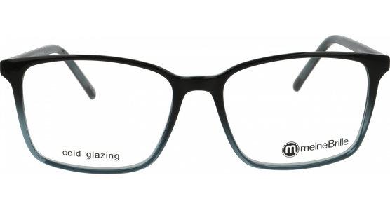 meineBrille 04-30020-01 Schwarz / Blau glänzend - Ansicht 3
