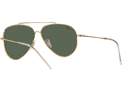 Ray-Ban Aviator Reverse RBR0101S 001/VR Gold/Grün 59 - MEDIUM - Ansicht 5