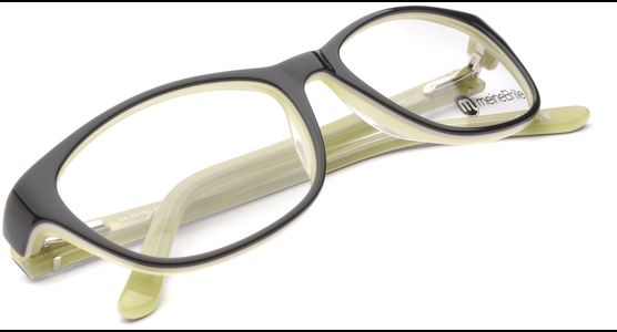 meineBrille 04-69180-01, Schwarz/Hellgrün liegend - Ansicht 8