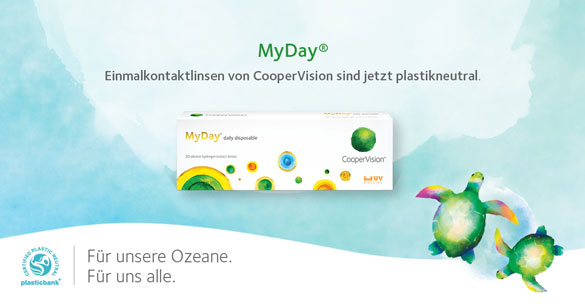 Einmallinsen von CooperVision sind jetzt plastikneutral