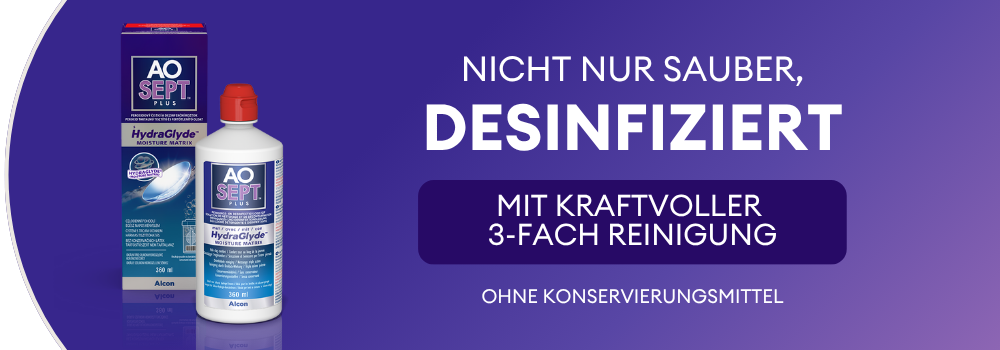 Nicht nur sauber, desinfiziert - Pflegemittel von Alcon