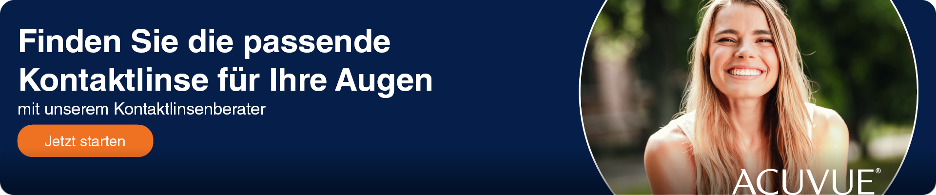 Finden Sie die passende  Kontaktlinse f&uuml;r Ihre Augen mit unserem Kontaktlinsenberater