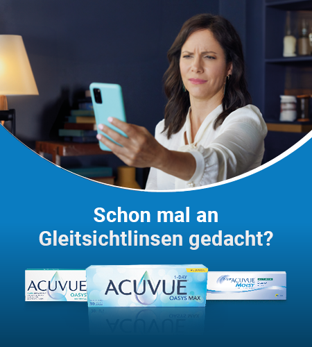 Schon mal an Gleitsichtlinsen gedacht? - Acuvue Kontaktlinsen 