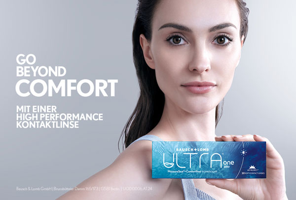 Bausch+Lomb ULTRA One Day - Go Beyond comfort and see every detail