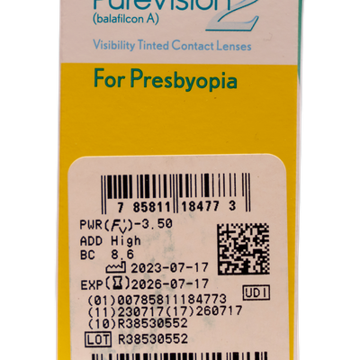 Monatslinsen Multifokal PureVision 2 HD for Presbyopia 6er Ansicht 4