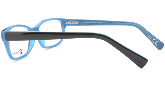 meineBrille 04-69170-02, Schwarz/Blau seite - Ansicht 4