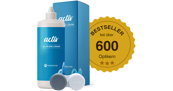 meineLinse activ All-in-One Einzelflasche