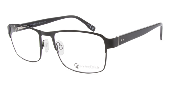 meineBrille 04-96010-01, Schwarz Matt links - Ansicht 3