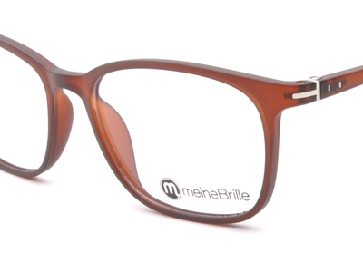 meineBrille 04-69120-02, Dunkel Braun Matt nah - Ansicht 3