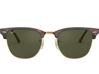 Ray-Ban Sonnenbrille Unisex Ray-Ban RB3016 Clubmaster Classic Glänzend Tortoise / Grün W0366 51 Ansicht 2