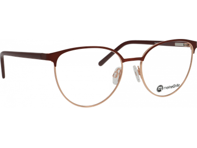 meineBrille Brille Damen meineBrille 04-30010-02 Rot matt/Kupfergold glänzend Ansicht 4