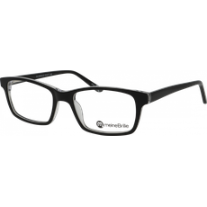 meineBrille Brille Unisex meineBrille 04-30080-02, Schwarz/Crystal