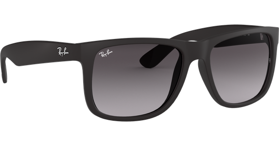 Ray-Ban RB4165 Justin Classic Matt Schwarz / Verlauf Grau 601/8G 54 - Ansicht 5